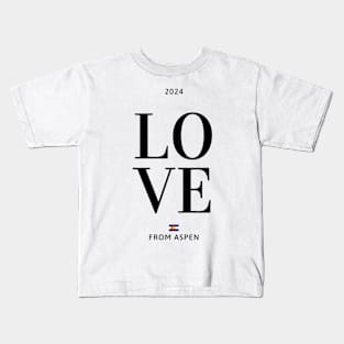 Love from Aspen Kids T-Shirt